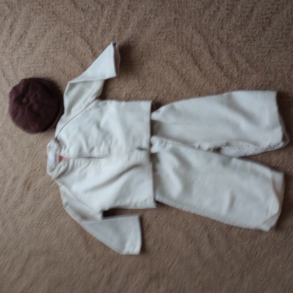 Vintage Danny Dare Toddler Corduroy Suit & Hat